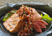 Roasted Pepper Watermelon Salsa