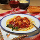 Spaghetti and Chicken Meatballs