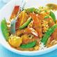 Curried Shrimp with Sugar Snap Peas