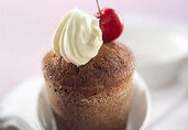 Individual Rich Chocolate and Mascarpone Fudge Cakes