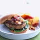 Apple-Turkey Burgers with Cranberry-Apple Salsa