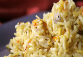 Basmati Rice with Saffron and Whole Spices