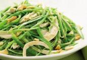Warm Snow Pea & Chicken Salad