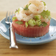 Watermelon Cucumber Shrimp Cocktail