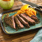 Citrus Flank Steak “Cuban Style” with Mashed Sweet Potatoes