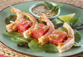 Shrimp Watermelon Sate