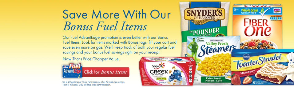 Save More With Bonus Fuel Items