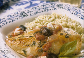 Greek Chicken with Tomatoes and Feta