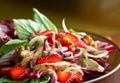 Strawberry Chicken and Fennel Salad