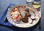 Classic Red Mole with Turkey Breast