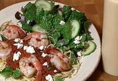 Shrimp and Feta Pasta