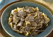 Creamy Beef, Mushrooms, and Noodles