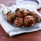 Watermelon Glazed Mini Barbequed Meatballs
