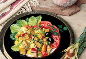 Warm Moroccan Potato Lamb Salad