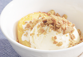 Roasted Peach Sundaes