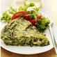 Crustless Curried Spinach Tart