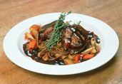 Bacon Wrapped Turkey Tenderloins with Port Sauce