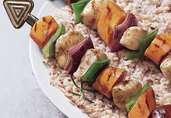 Spice-Rubbed Catfish Kebobs With Southwestern Salsa