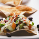 Zesty Coleslaw with Whole Wheat Tortilla Triangles