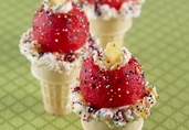 Ice Cream Cone Sundaes