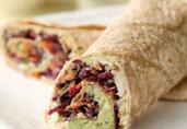 Creamy Avocado & White Bean Wrap