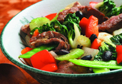 Beef With Black Beans And Vegetables