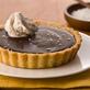 Chocolate Tart with Salted Caramel and Spiced Chantilly Cream 