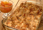 Grapefruit French Toast Casserole with Sweet-n-Citrus Salsa
