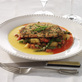 Herb Crusted Turkey Paillard with Crayfish Hash & Asparagus
