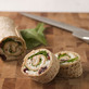 Catfish Pinwheels with Bleu Cheese, Dried Cherries and Arugula