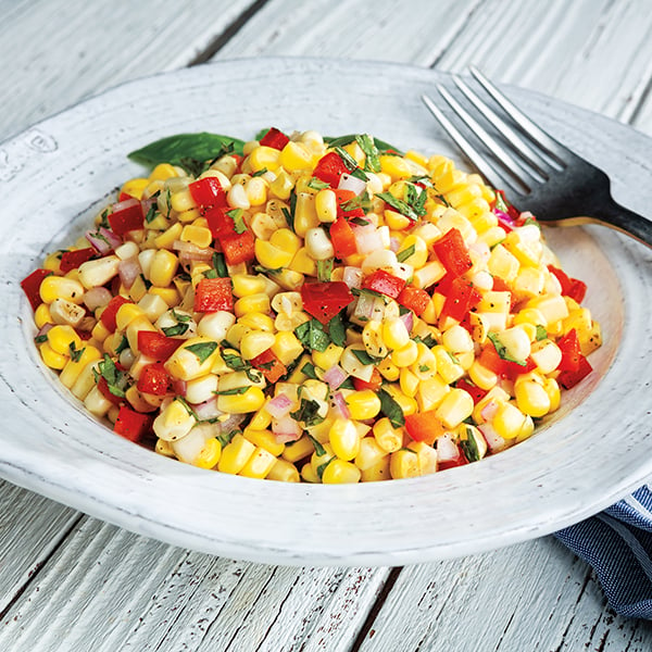 Fresh Corn, Basil and Bell Pepper Salad | Recipes | Weis Markets