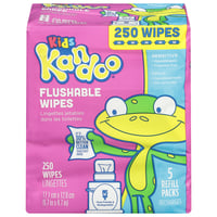 Kandoo - Kandoo Wipes, Flushable Cleansing, Magic Melon (50 count