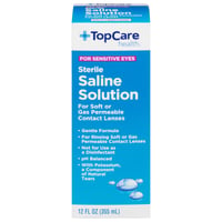 Topcare Topcare Health Saline Solution Sterile 12 Fl Oz Shop