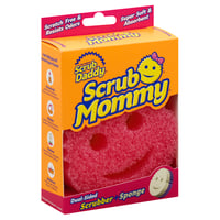 3 Count Dual Sided Sponge with Soft Absorbent and Scratch-Free Scrubbing Sides Scrub Mommy