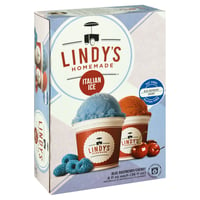 Lindys Homemade Lindys Homemade Italian Ice Blue Raspberrycherry 6 Pack 6 Count 6071
