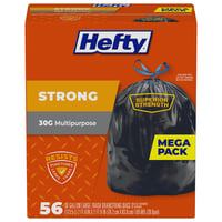 Hefty Ultra Strong Tall Kitchen Trash Bags, Cinnamon Pumpkin Spice Scent, 13  Gallon, 20 Count 