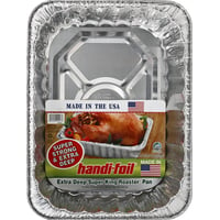 Handi-Foil 321-00-100 Half Size Deep Aluminum Pans (100/Case) - Win Depot
