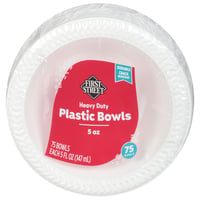 First Street - First Street Disposable Foam Bowls, 12 oz (125