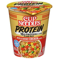 Nissin Cup Noodles - Nissin Cup Noodle Protein Rich & Savory