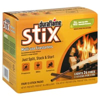 Duraflame - Duraflame, Stix - Firestarters, Multi-Use (4 count) | Shop |  Kowalski's On The Go