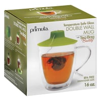 Primula Whistling Kettle with Tea Bag Buddy - Stainless Steel