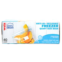 Weis Simply Great - Weis Simply Great Freezer Bag Quart Slider 35CT (35  count), Shop