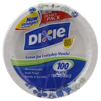 Dixie - Dixie Plates, 8-1/2 Inch, Family Pack (100 count) | Shop | Weis ...