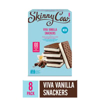 Skinny Cow Skinny Cow Ice Cream Sandwiches Snackers Viva Vanilla 8 Pack 8 Count Shop