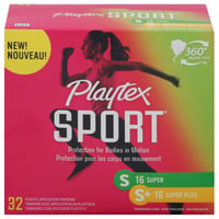 Playtex - Playtex, Gentle Glide 360 Degrees - Tampons, Ultra Absorbency,  Unscented (36 count), Shop