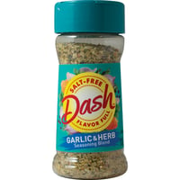 Dash Seasoning Blend, Salt-Free, Lemon Pepper - 2.5 oz