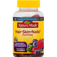 Nature Made - Nature Made Hair Skin Nails Mixed Berry Gummies 90 pack ...