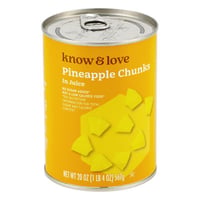 Know & Love - know & love Pineapple Chunks 20 Ounces (20 ounces