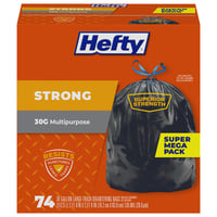 Hefty Ultra Strong Drawstring Bags, Tall Kitchen, Citrus Twist, 13 Gallon, Mega Pack - 80 bags