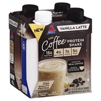 Atkins - Atkins, Protein Shake, Iced Coffee, Vanilla Latte, 4 Pack (4 ...